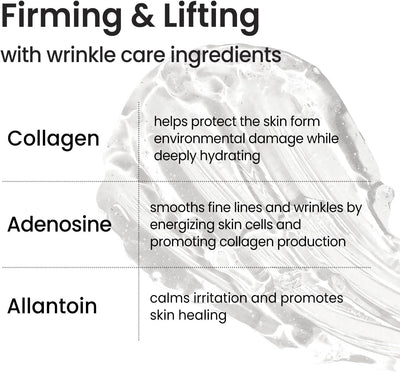 [Coxir] Black Snail Collagen Serum (50ml / 1.69 fl.oz) -|Black Beans, Collagen, Snail Mucin| firms, lift and nourish skin COXIR