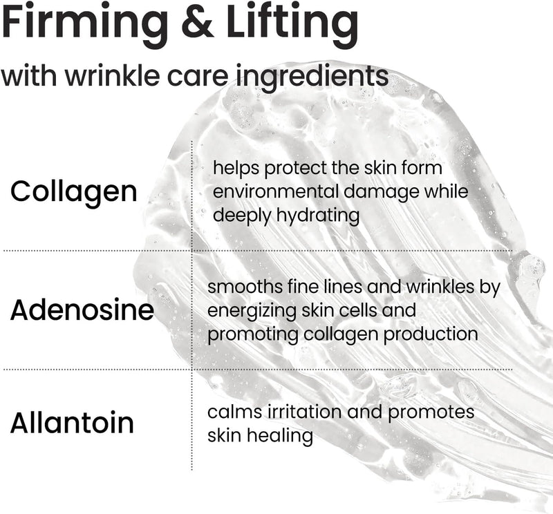 [Coxir] Black Snail Collagen Serum (50ml / 1.69 fl.oz) -|Black Beans, Collagen, Snail Mucin| firms, lift and nourish skin COXIR