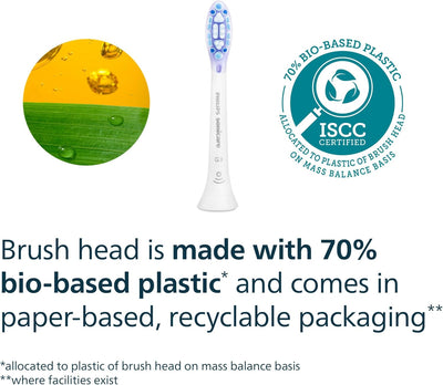 Philips Sonicare G3 Premium Gum Care, Genuine Replacement Toothbrush Heads, White, 4 Pack PHILIPS