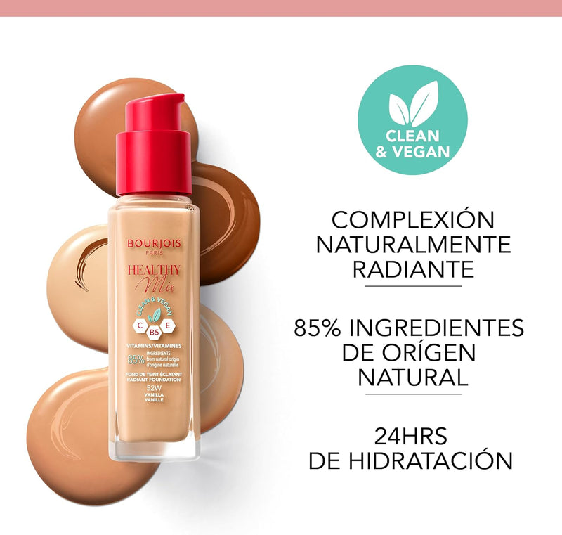 Bourjois Healthy Mix Clean Vegan Foundation No. 50.5 Light Ivory Bourjois