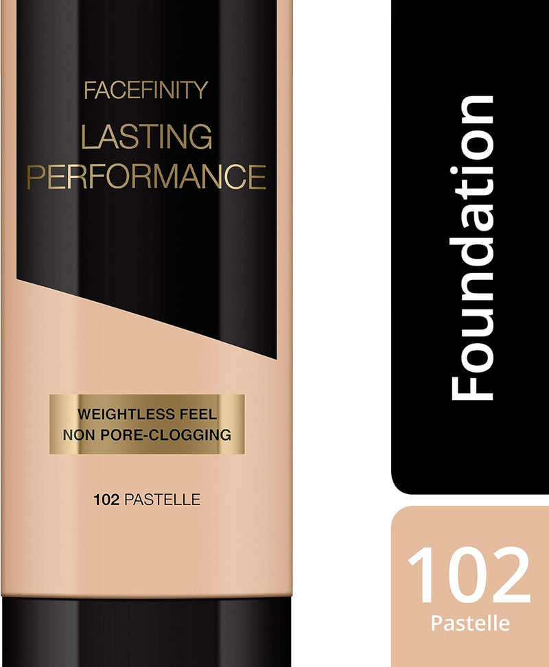 Max Factor Lasting Performance Long-Lasting Liquid Foundation - 102 Pastelle, 35 ml Greenwize