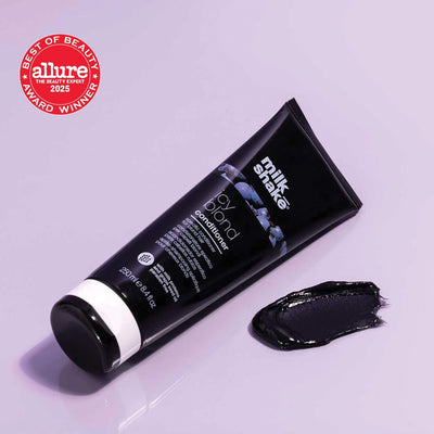milk_shake | Icy Blond Conditioner 250 ml, Specific Anti-Yellowing Conditioner for Blonde or Bleached Hair, with Black Pigment, Made in Italy Greenwize
