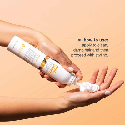 milk_shake | Moisture & More Whipped Cream 200 ml, No Rinse, Moisturising, Protective Mousse for Dry Hair, Made in Italy milk_shake