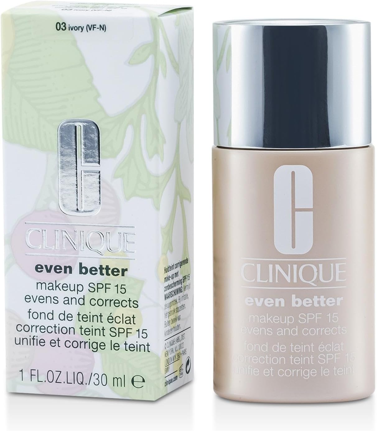 Clinique Even Better liquid Foundation SPF 15 N° 03/CN28 ivory 30ml Clinique