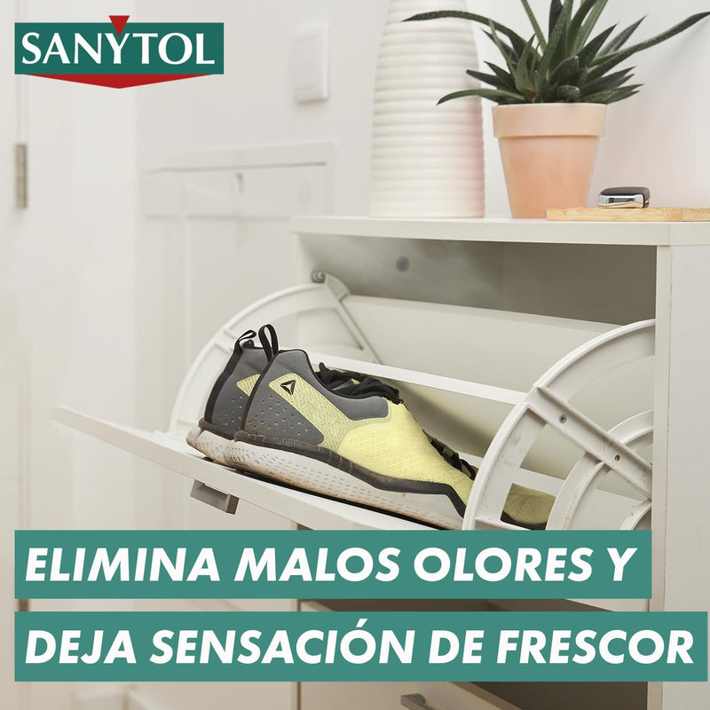 Sanytol Disinfectant Spray-150 Ml Deodorant Sanitizer Shoes Spray, 150 ml (Paquete de 1) Greenwize