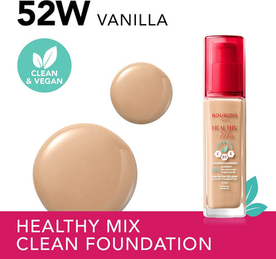 Bourjois Healthy Mix Clean Vegan Foundation No 52 Vanilla Greenwize