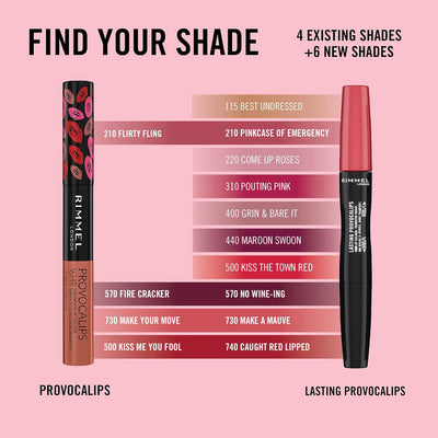 Rimmel Lasting Provocalips Liquid Lipstick Grin & Bare It Rimmel
