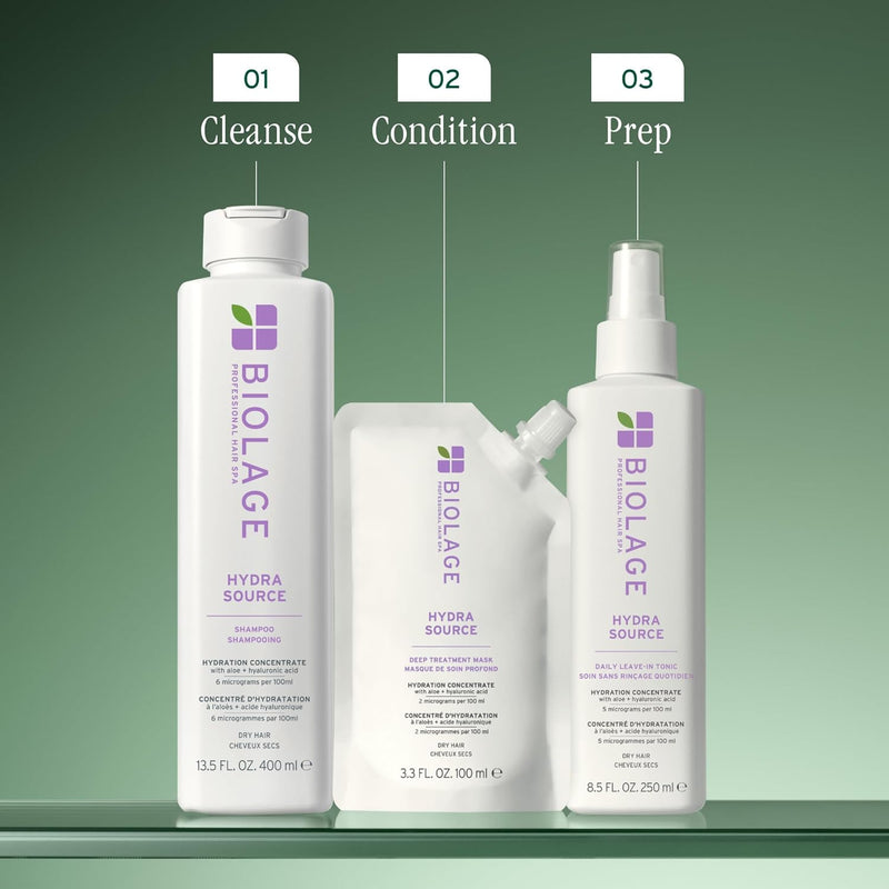 Biolage Dry Hair Deep Treatment, Pack Hydrating Mask for Dry Hair, HydraSource, 100ml Greenwize