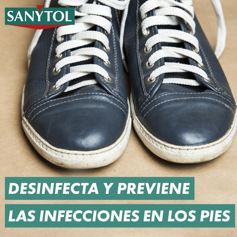 Sanytol Disinfectant Spray-150 Ml Deodorant Sanitizer Shoes Spray, 150 ml (Paquete de 1) Greenwize
