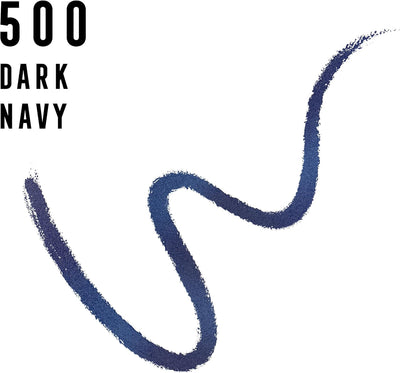 Max Factor Masterpiece Wow Liner, 500 Dark Navy, 24-Hour Wear Eyeliner, High Colour Payoff, Waterproof and Smudgeproof, Vegan Max Factor