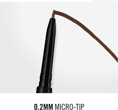 Rimmel London Brow Pro Micro 24HR Precision-Stroke Pen, Microfilling Felt Tip, Soft Brown, 1 ml Rimmel