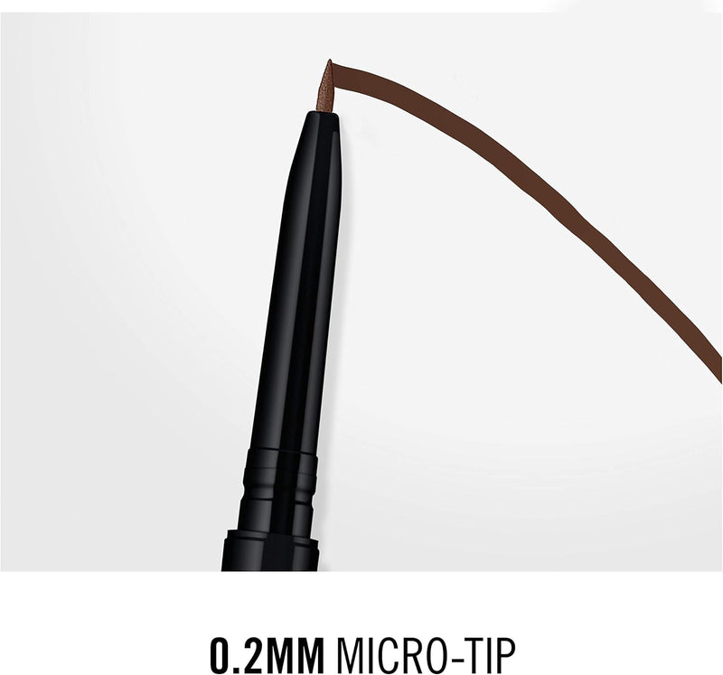 Rimmel London Brow Pro Micro 24HR Precision-Stroke Pen, Microfilling Felt Tip, Soft Brown, 1 ml Rimmel
