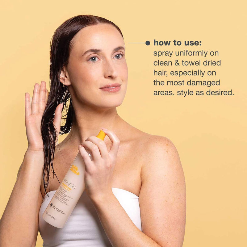 milk_shake | Leave In Conditioner 350 ml, No Rinse Spray Conditioner for all Hair Types, Made in Italy Greenwize