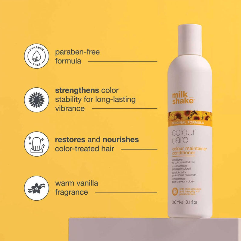 milk_shake | Colour Care, Colour Mantainer Conditioner Original Formula 300 ml, Condizionante Balsamo per Capelli Colorati, Made in Italy Greenwize