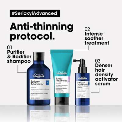 L'Oréal Professionnel Serioxyl Advanced Density Activator Serum, Densifying Scalp Treatment for Thinning Hair, Serie Expert, 90ml Greenwize