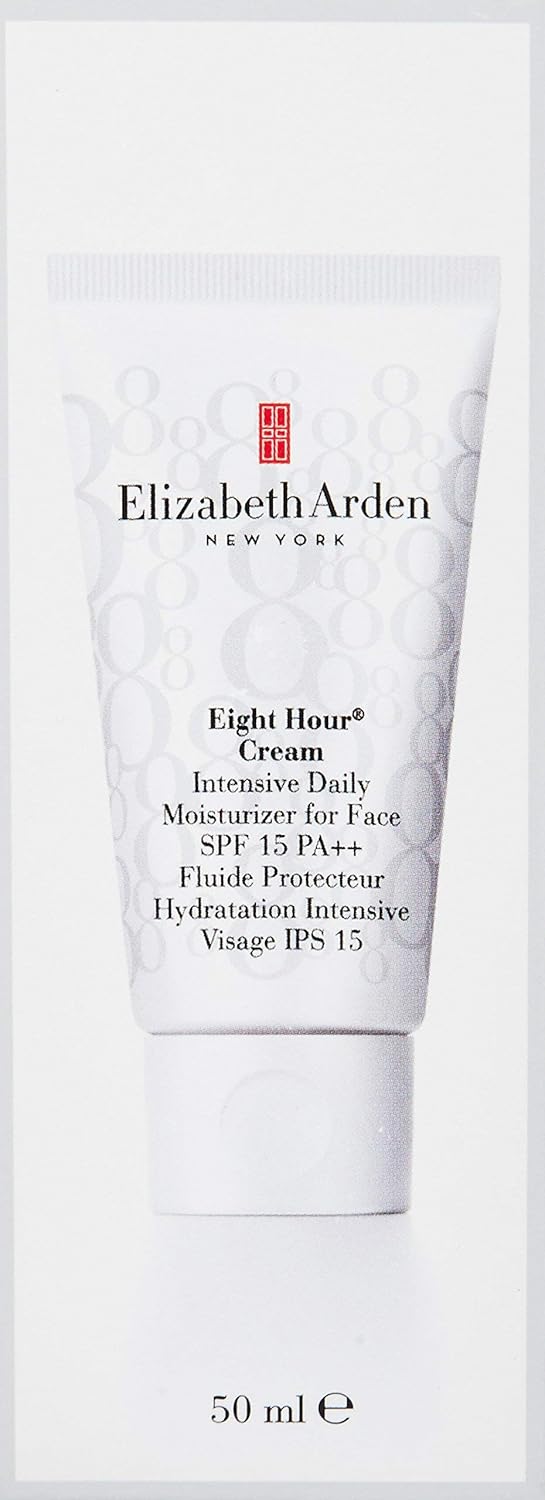 Elizabeth Arden Aloe Vera Eight Hour Cream, Intensive Daily Face Cream Moisturizer SPF15, 50 ml (Pack of 1) Greenwize