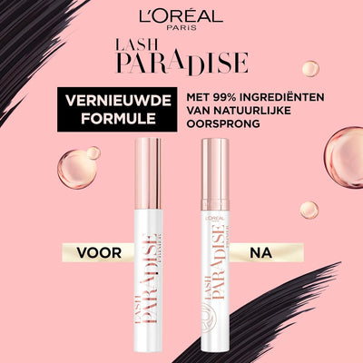 L'Oreal Paris 2-in-1 Mascara Primer Base, Boosts Volume and Length for Fuller Looking Eyelashes, With Jojoba Oil and Vitamins, Suitable for Sensitive Eyes, Lash Paradise, Clear ‎L'Oréal