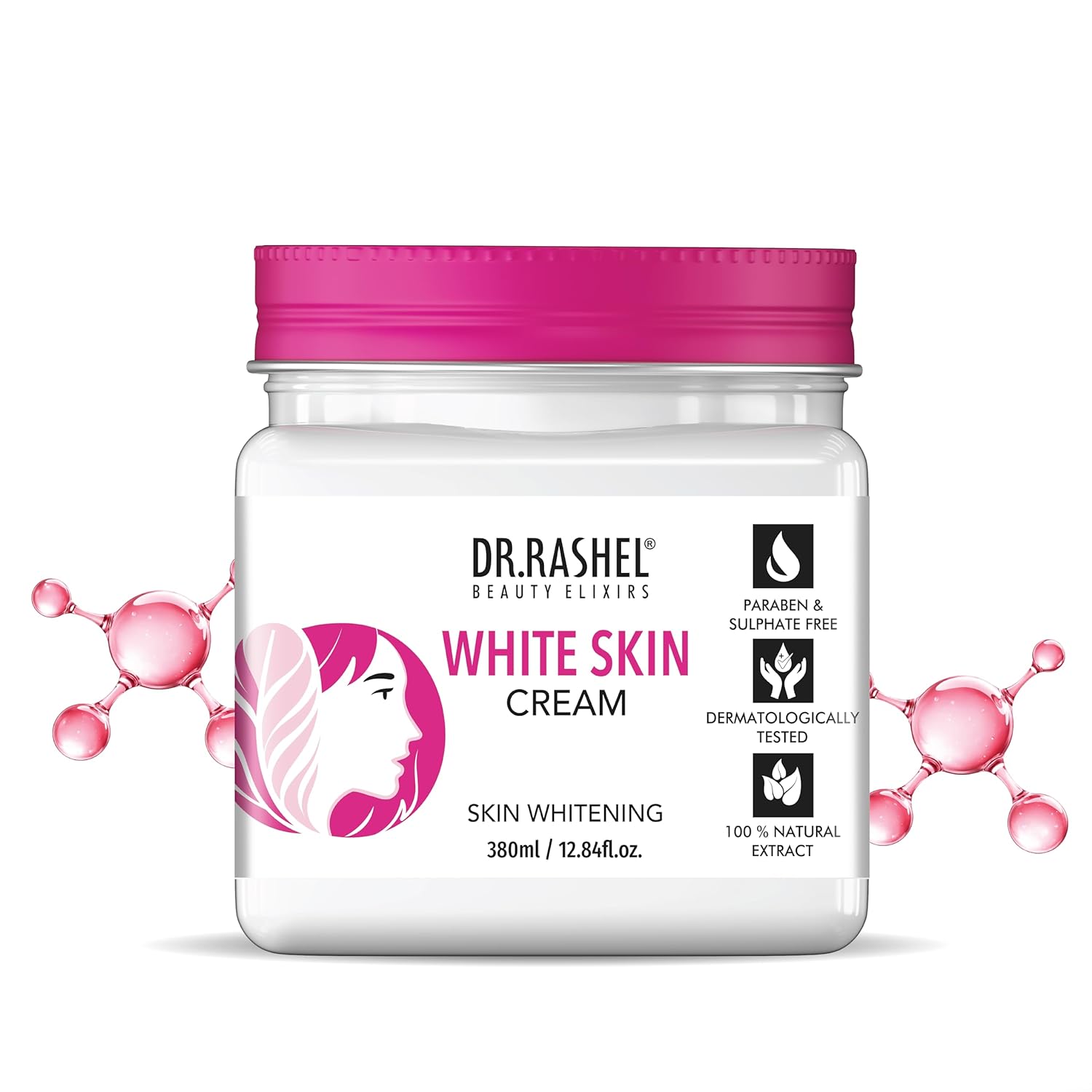 DR.RASHEL White Skin Face Cream, Hydrating & Nourishing for All Skin Types 380ml Dr. Rashel