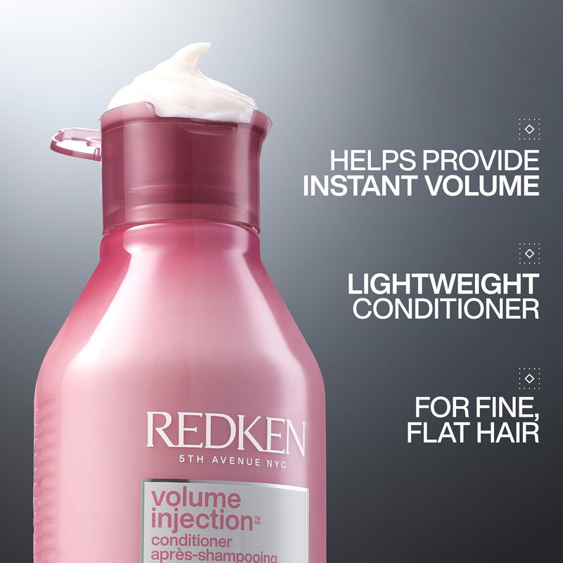Redken Volume Injection Shampoo 300ml & Conditioner 300ml Duo New Greenwize