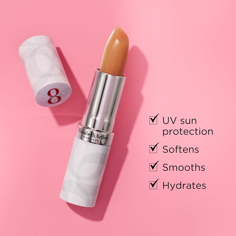 Elizabeth Arden Eight Hour Cream Lip Protectant Lip Balm Stick SPF15, 3.7g, for Nourished, Hydrated, Smooth Lips, Travel-Friendly, Unisex Greenwize
