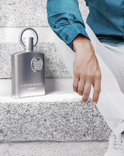 Afnan Supremacy Silver Eau de Parfum for Men, 100ml Afnan