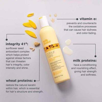 milk_shake | Colour Care, Colour Mantainer Shampoo 300 ml, Hydrating and Protective Shampoo for Colour Treated Hair, Made in Italy Milk_shake
