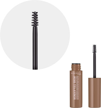Rimmel London Wonder’Full Brow 24HR Waterproof Brow Gel, with Fibres for Plump Thick Brows, Light, 4.5 ml Greenwize