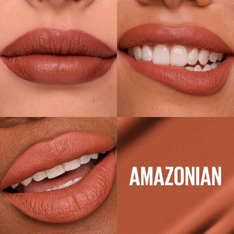 Maybelline Superstay Matte Ink Longlasting Liquid, Brown Nude Lipstick, Up to 12 Hour Wear, Non Drying, 70 Amazonian, 5 ml (Pack of 1) Greenwize