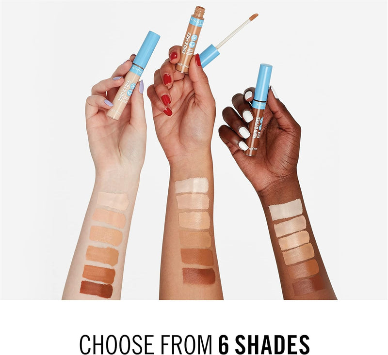 Rimmel Kind + Free 24h Hydrating Concealer, Medium 030 Greenwize