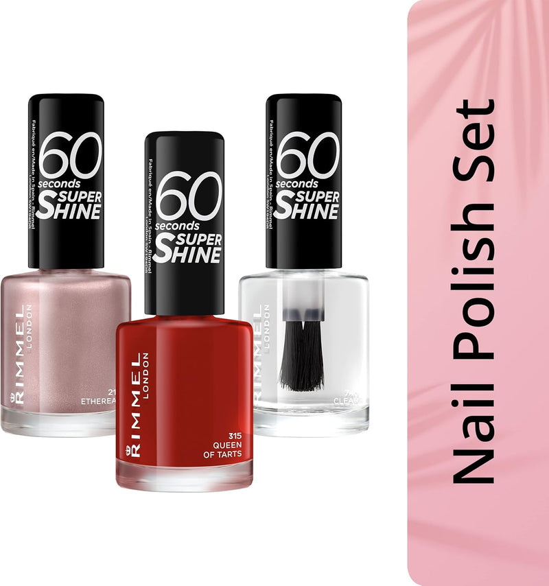 Rimmel 60 Seconds Super Shine Nail Polish, Queen of Tarts Rimmel
