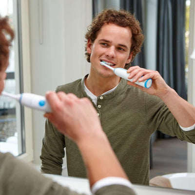 Philips Genuine Sonicare Pro Results Brush Heads, White, Pack of 4 - HX6014/07 Greenwize