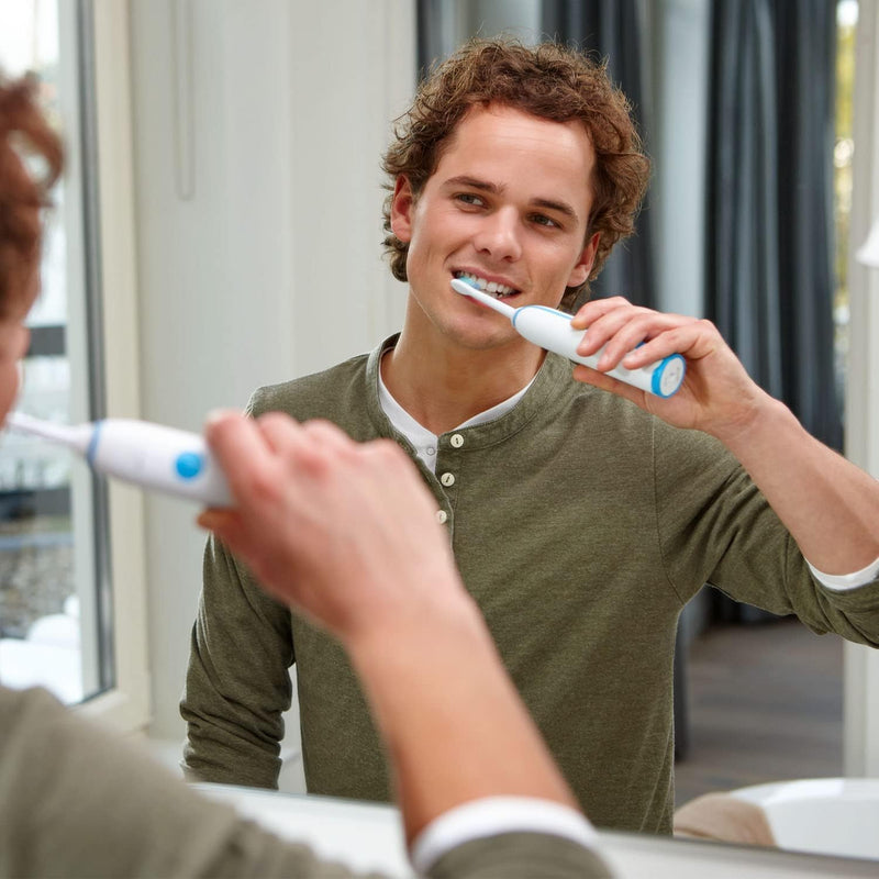 Philips Genuine Sonicare Pro Results Brush Heads, White, Pack of 4 - HX6014/07 Greenwize