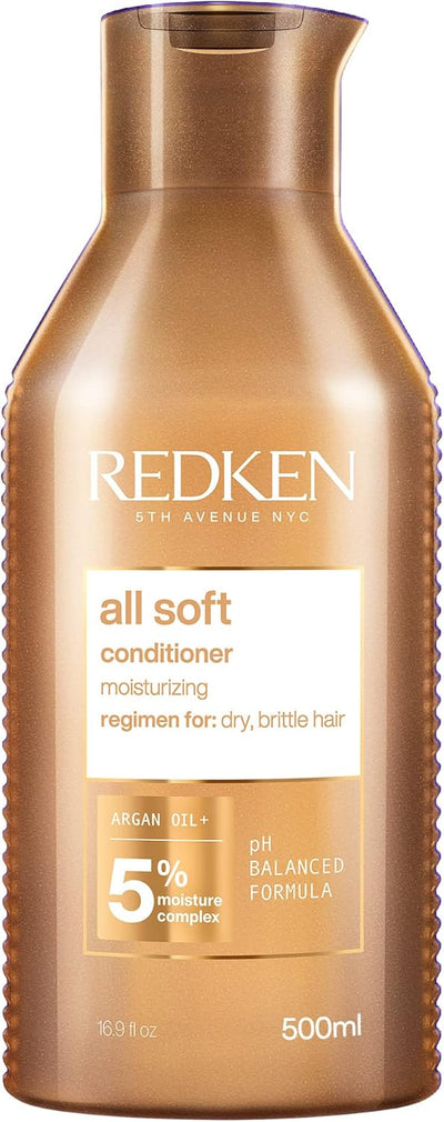 REDKEN Conditioner, For Dry Hair, Argan Oil, Intense Softness and Shine, All Soft Greenwize