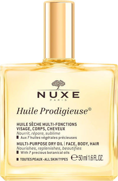NUXE Huile Prodigieuse Multi-Purpose Dry Oil for Face, Body and Hair, Iconic Dry Oil, Nourishes, Repairs & Enhances Skin & Hair, Multi-Purpose Vegan Formula Greenwize