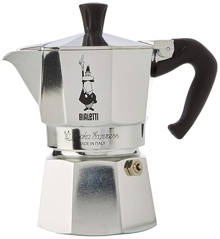 Bialetti Moka Express 2020 In Headband Cup 3, Silver Bialetti
