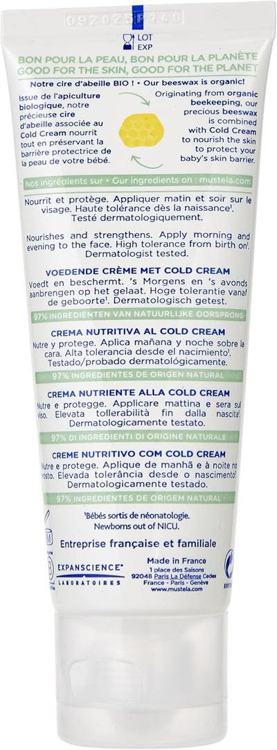 Mustela PS CREME NOURRISSANTE AU COLD CREME 40 ML/PS VOEDENDE CREME MET COLD CREAM 40 ML Greenwize