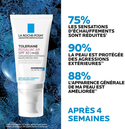 La Roche-Posay Toleriane Rosaliac AR SPF30 Moisturiser for dry, redness-prone skin 50ml Greenwize