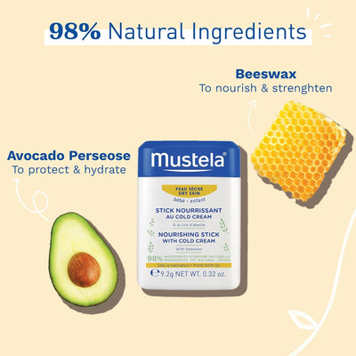 Mustela - Nourishing Stick with Cold Cream - 10 Grams Greenwize