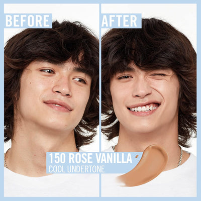 Rimmel Kind + Free Moisturising Skin Tint Foundation, Rose Vanilla 150 Greenwize