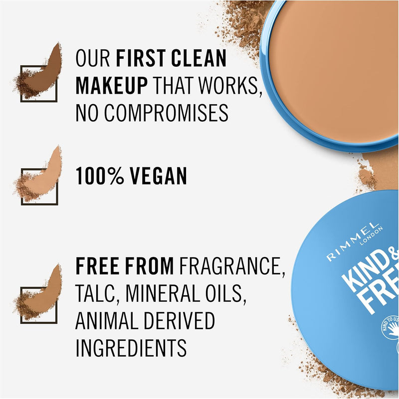 Rimmel Kind + Free Natural Finish Pressed Powder, Medium 030 Rimmel