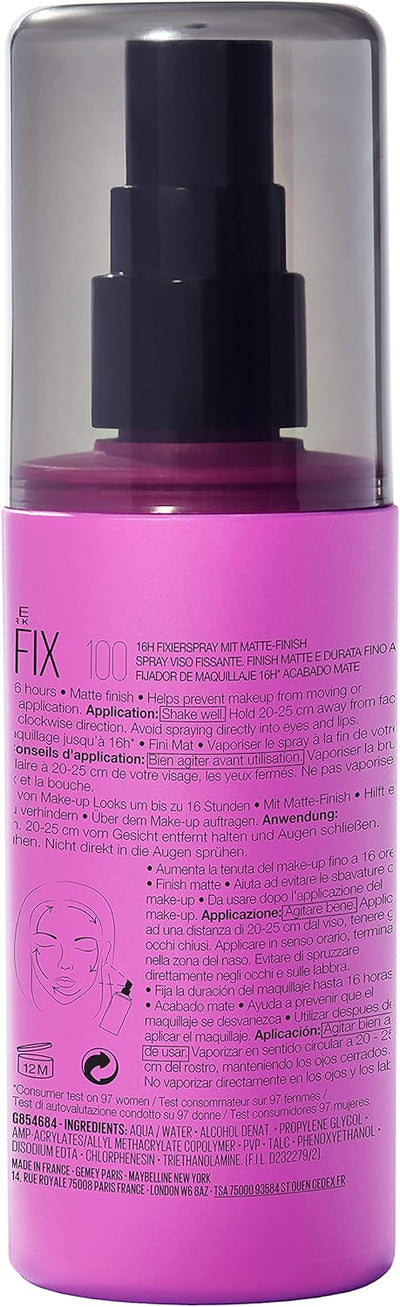 Maybelline Make-Up Maybelline Lasting Fix Matte Finish Makeup Setting Spray Greenwize