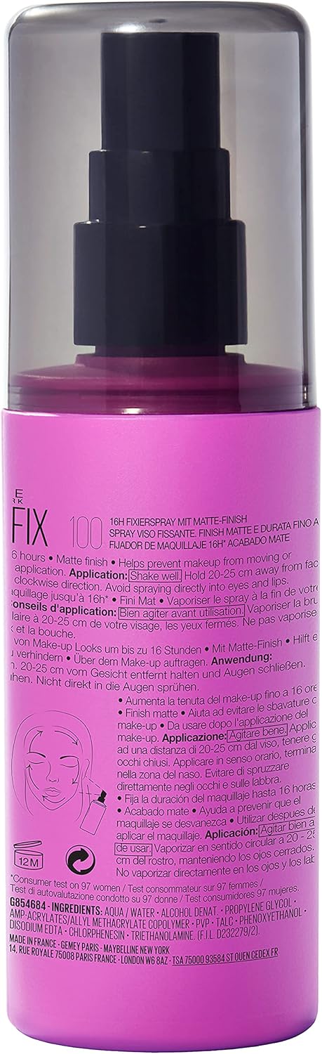 Maybelline Make-Up Maybelline Lasting Fix Matte Finish Makeup Setting Spray Greenwize