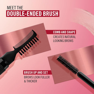 Rimmel Wonder'Freeze Brow Lamination Gel 002 Blonde, Sculpt Shape Set Brows One, All Day Hold, Flake-Free, Naturally Fluffy Looking Brows, Dual Comb and Brush, Smudge Proof, Cruelty Free, Vegan Rimmel