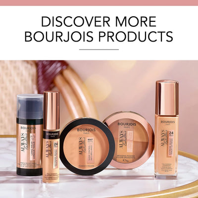 Bourjois, Always Fabulous Long-Lasting Bronzing Powder, Bronzing Powder with Long Lasting Luminous Finish - 001 Medium Bourjois