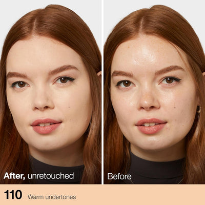 Maybelline Fit Me Foundation, Medium Coverage, Blendable With a Matte and Poreless Finish, For Normal to Oily Skin, Shade: 110 Porcelain, 30ml Greenwize