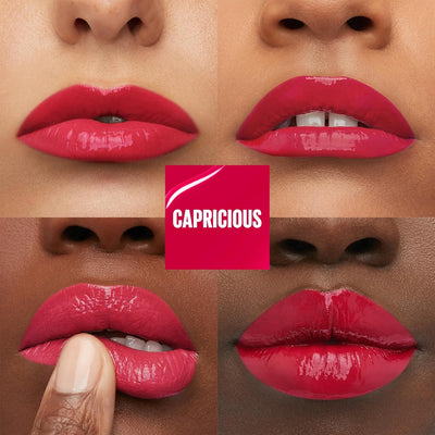 Maybelline New York Lip Colour, Smudge-free, Long Lasting up to 16h, Liquid Lipstick, Shine Finish, SuperStay Vinyl Ink, 45 Capricious Greenwize