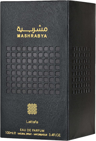 Lattafa Mashrabya for Unisex Eau de Parfum Spray, 3.4 Ounce / 100 ml Lattafa