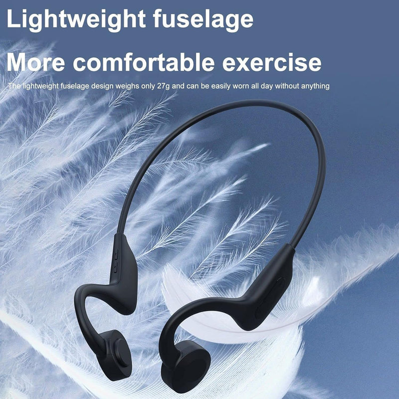 E VG02 Audifonos Bone Conduction Earphone Headphone Open Ear Air Neckband Wireless Ear Hook Earbuds For Sport Riding Bicycle Greenwize