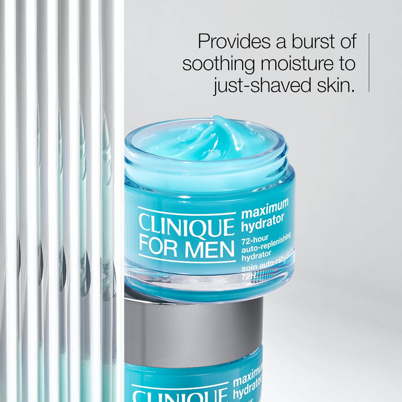 Clinique For Men Maximum Hydrator 72-Hour Auto-Replenishing Oil Free Hydrating Face Moisturiser With Hyaluronic Acid + Aloe Vera Greenwize