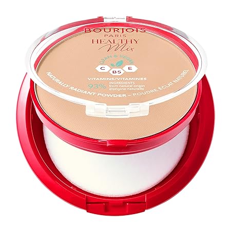 BOURJOIS Healthy Mix Clean & Vegan Naturally Radiant Powder No.04 Golden Beige (10 g) Bourjois
